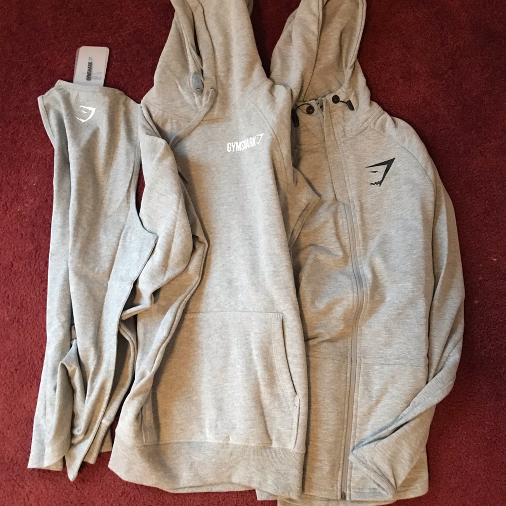 Gymshark lot size small light grey